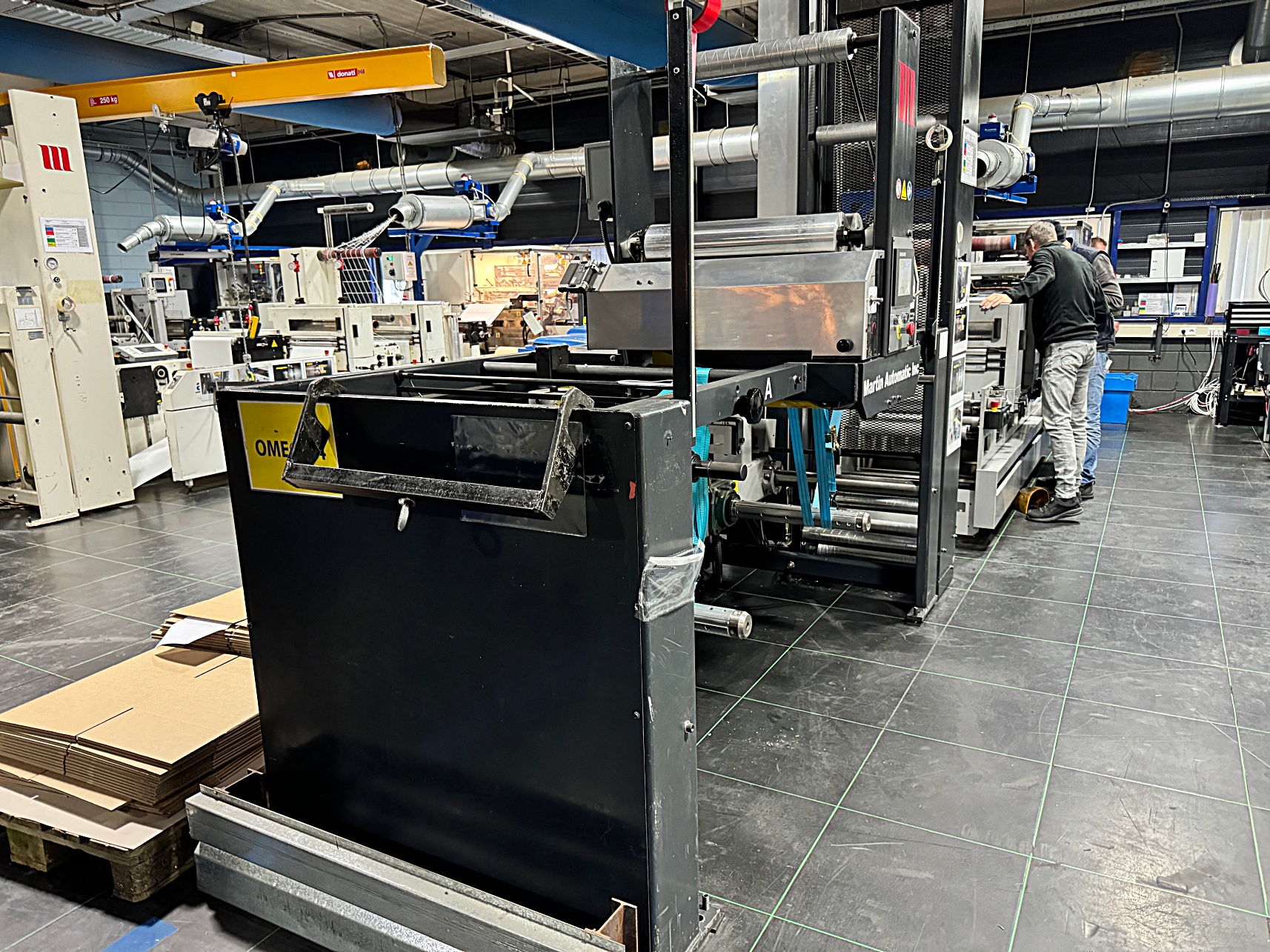 Dismantling and loading an ABG converting line for a Dutch customer